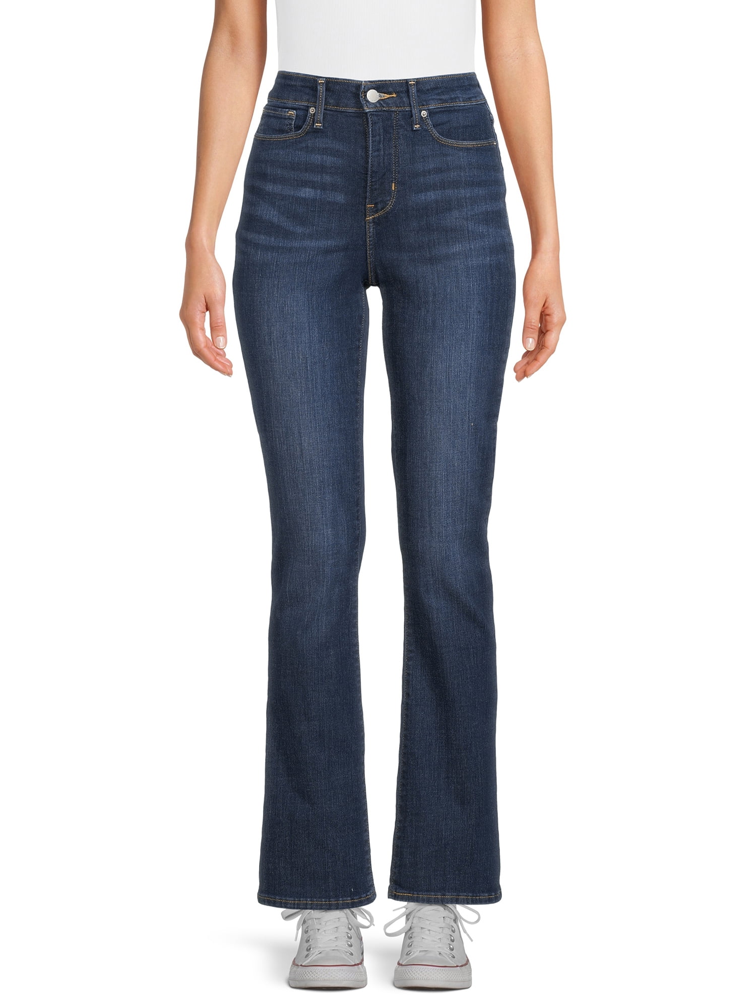 DENIZEN® from Levi's® Women's Mid-Rise Bootcut Jeans - Dark Blue 16