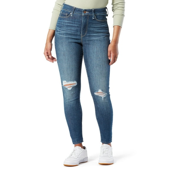 Signature by Levi Strauss & Co. Women's Simply Stretch Shaping High Rise Super Skinny Jeans