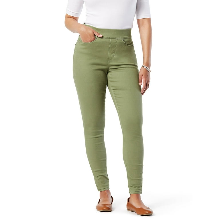 Signature by Levi Strauss Co. Women s Simply Stretch Shaping Pull On Super Skinny Jeans Walmart