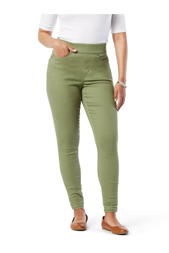 Signature by Levi Strauss & Co. Women's Simply Stretch Shaping Pull-On Super Skinny Jeans