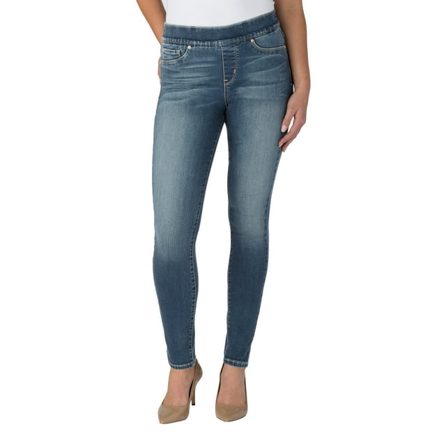 Signature by Levi Strauss & Co. Women's Totally Shaping Pull On Skinny ...