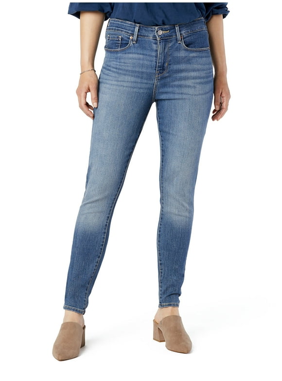 Signature by Levi Strauss & Co. Women's and Women's Plus Mid Rise Skinny Jeans