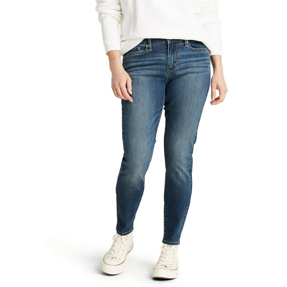 Signature by Levi Strauss & Co. Women's and Women's Plus Mid Rise Skinny Jeans