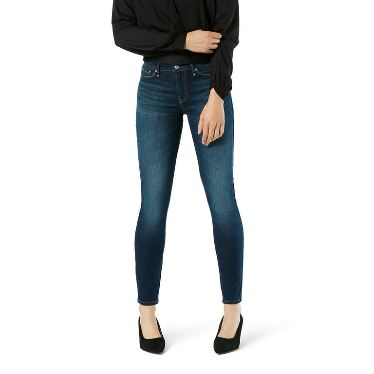Signature by Levi Strauss & Co. Women's and Women's Plus Mid Rise Skinny  Jeans 