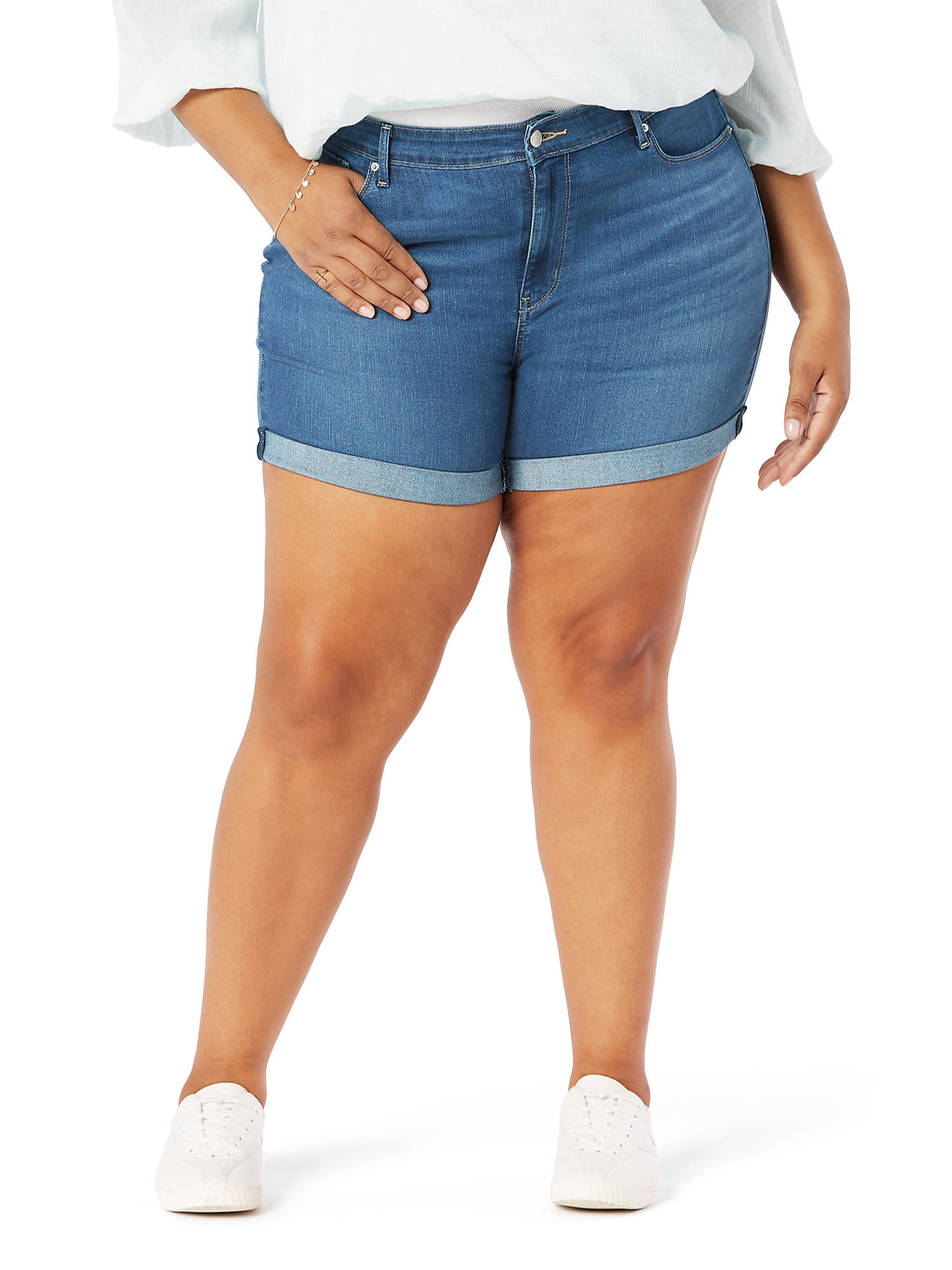 Waist Levis Plus Shorts Levi's Plus 80s Mom Denim Shorts In Mid