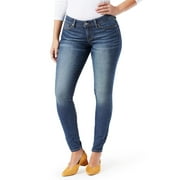 Signature by Levi Strauss & Co. Womens Denim Mid-Rise Skinny Jeans