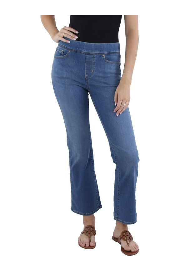 Signature by Levi Strauss & Co. Womens Mid-Rise Pull On Bootcut Jeans
