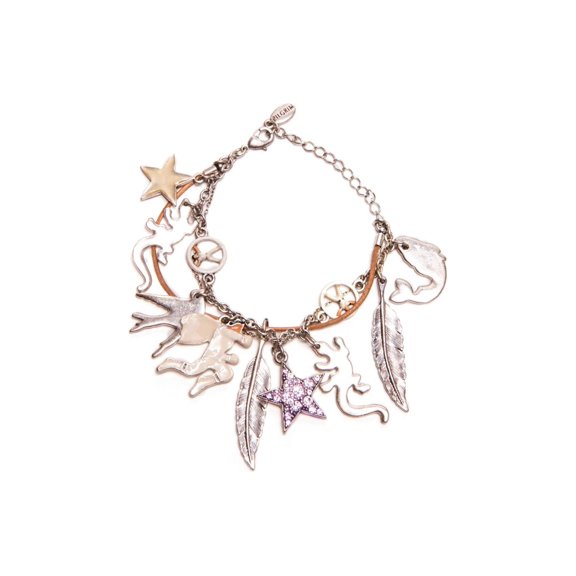 Signature crystals Charm Bracelet