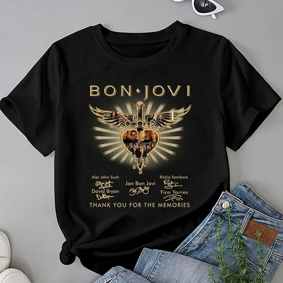 Signatures Bon Jovi Band Shirt, Bon Jovi Fan Gifts Shirt, Bon Jovi Vintage Shirt, Bon Jovi Rock Band Shirt, Bon Jovi Tour, Bon Jovi Merch