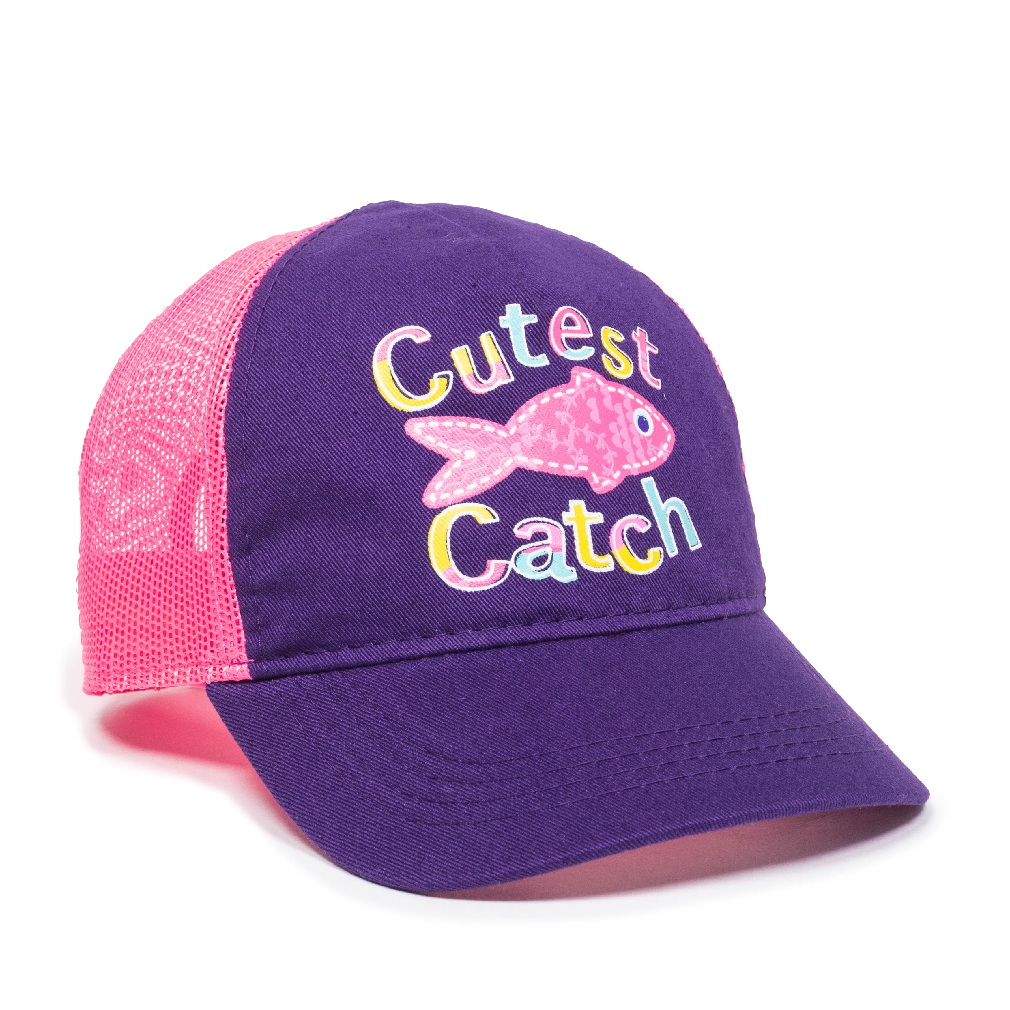 Signatures Fishing Unstructured Baseball Style Hat, Purple, Toddler 