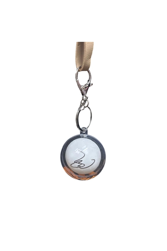 Signatures Pingpong Ball Keychain Pendant Backpack Hangings Charm Car Keyring Decoration Holder Bag Pendant