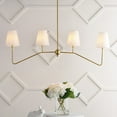 thumbnail image 1 of JONATHAN Y Signe 47.5" 4-Light Classic Minimalist Iron Linear LED Pendant, Gold Painting, 1 of 11