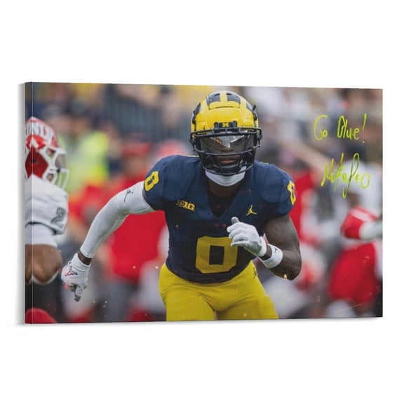 Signed by Mike Sainristil Poster Artworks Canvas Poster Room Aesthetic Wall Art Prints Home Modern Decor Gifts 24x36inch(60x90cm)