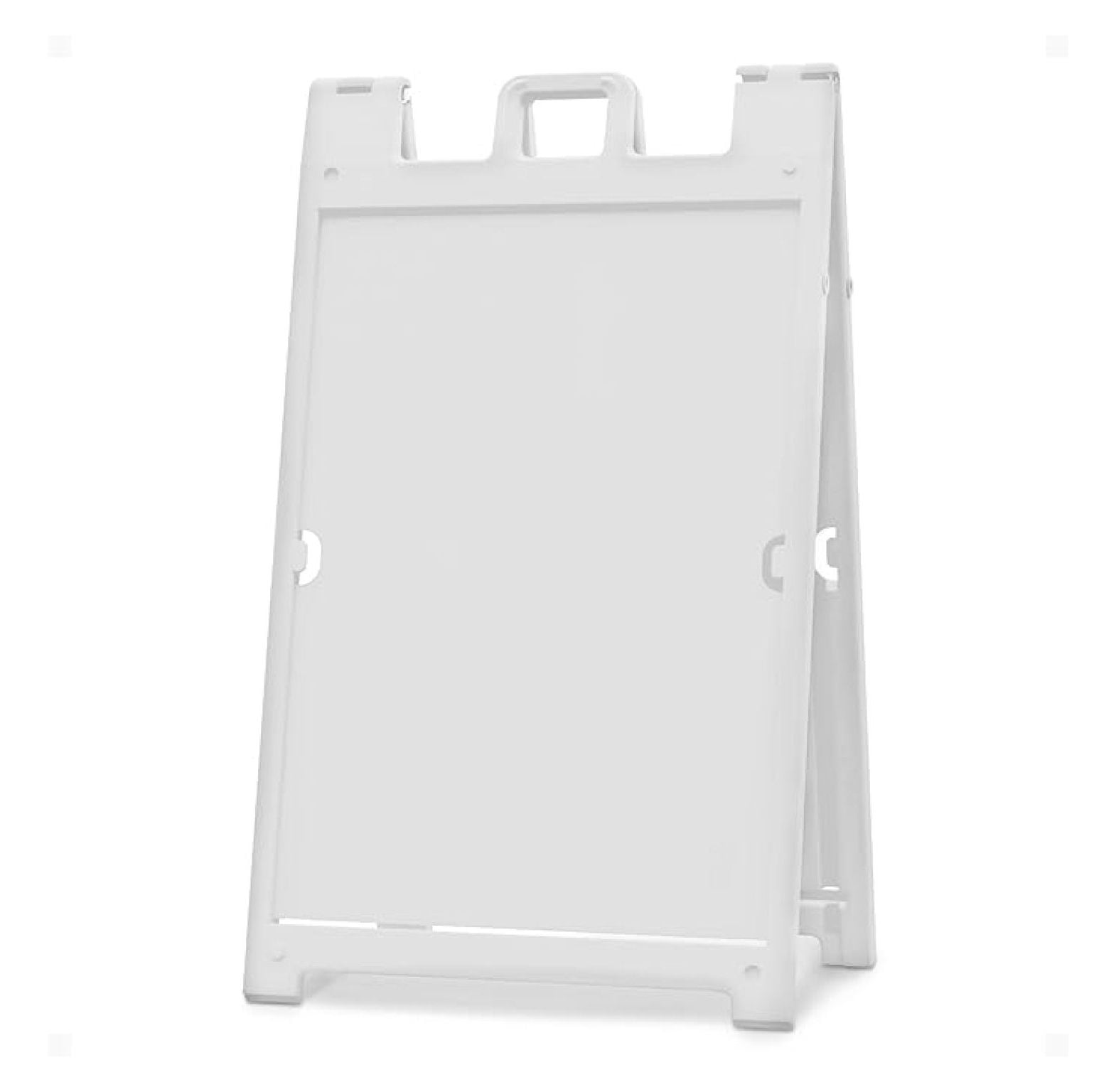 Side Sign Fold Signicade Deluxe A Frame Sidewalk Curb Sign Portable Folding Double ...