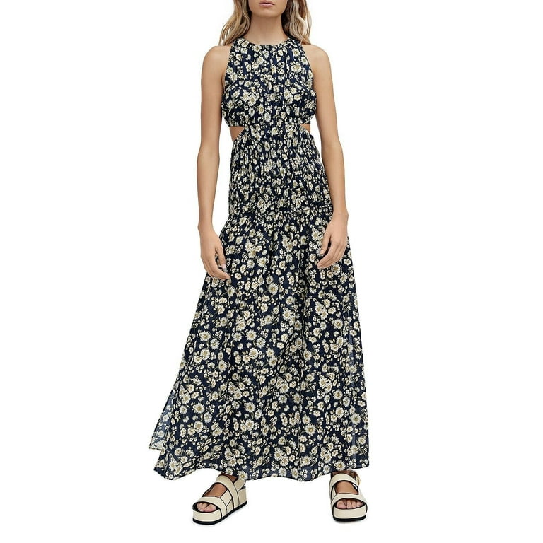 Philippa hem detail midi dress discount