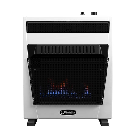 SignitePro Indoor 1000 Square Feet 30000 BTU Blue Flame Natural Gas Heater with Fan