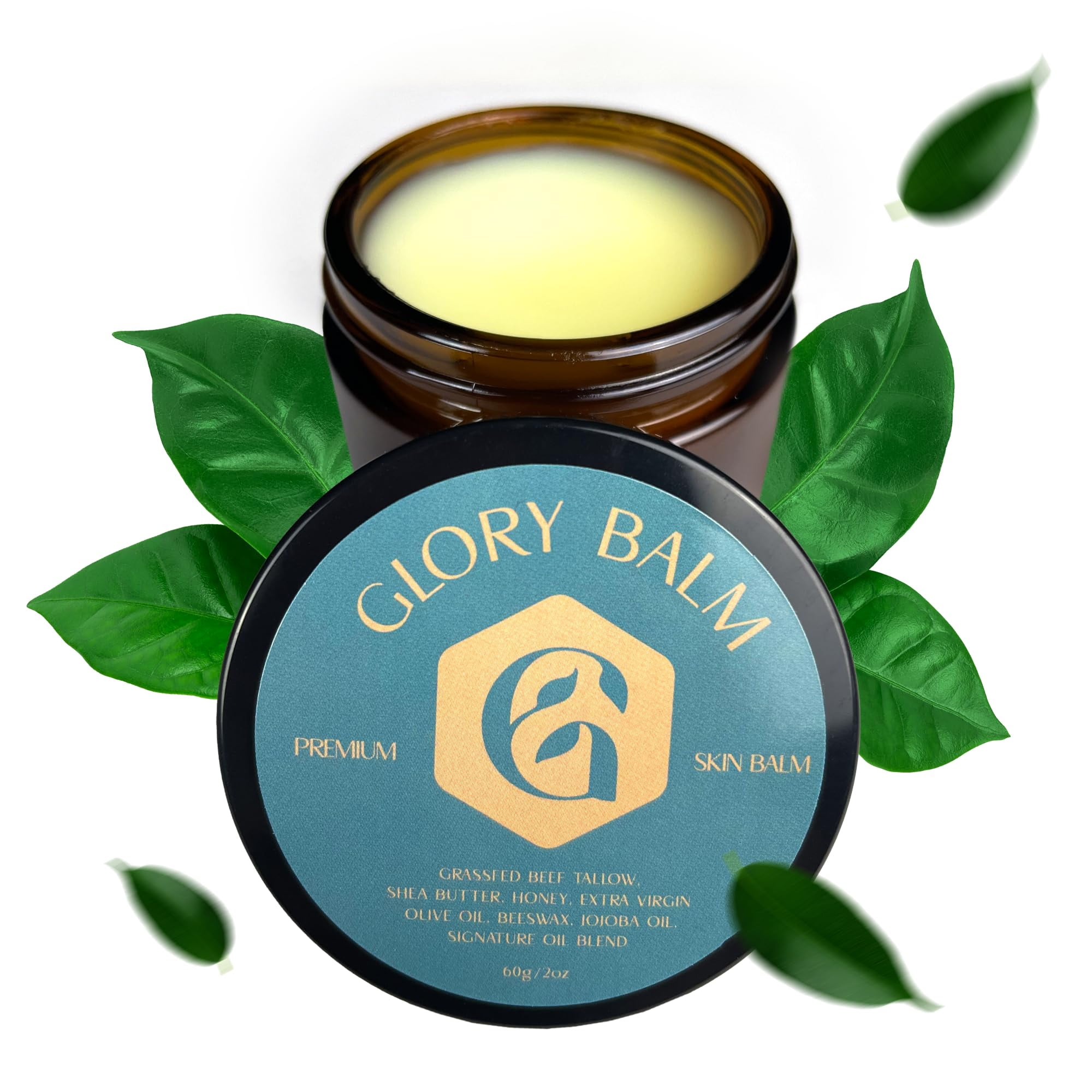 Signiture Beef Tallow Skin YPF5 Balm with Raw Honey, Jojoba Oil, Shea