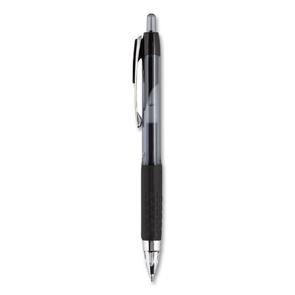 Signo 207 Gel Pen, Retractable, Medium 0.7 Mm, Black Ink, Translucent Black Barrel, 8/pack | Bundle of 2 Packs