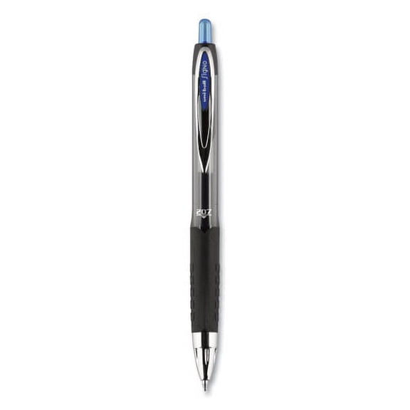 Signo 207 Gel Pen, Retractable, Medium 0.7 Mm, Blue Ink, Black Barrel, 36/box | Bundle of 5 Boxes