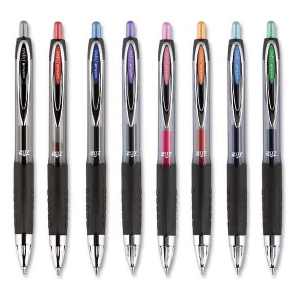 "Signo 207 Gel Pen, Retractable, Medium 0.7 Mm, Blue Ink, Translucent Blue Barrel, 4/pack | Bundle of 2 Packs"