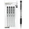 Signo 207 Impact Stick Gel Pen, 4 Black Pens, 1.0mm Bold Point Gel Pens