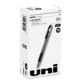 thumbnail image 1 of Signo GRIP Gel Pen, Stick, Medium 0.7 mm, Black Ink, Clear/Black/Silver Barrel, Dozen, 1 of 8