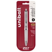 uniball 207 Premier Retractable Gel Pen, Medium Point, 1.0mm, Black, 1 Count