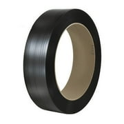 Signode Comparable Hand Grade Strapping Black 7/16" X 9000 Roll On 16" X 6" Core
