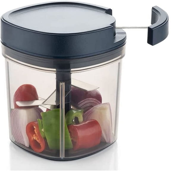 SIGNORAWARE Manual Food Chopper & Processor – Pull Cord Hand Chopper 30 oz
