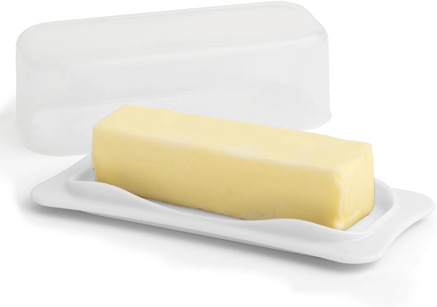 Signora Ware Plastic Butter Dish with Lid, Airtight Butter Holder
