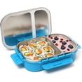 thumbnail image 1 of SIGNORA WARE Stainless Steel Bento Box 24 oz Leakproof 2 Compartments Lunch Box – Blue, 1 of 7