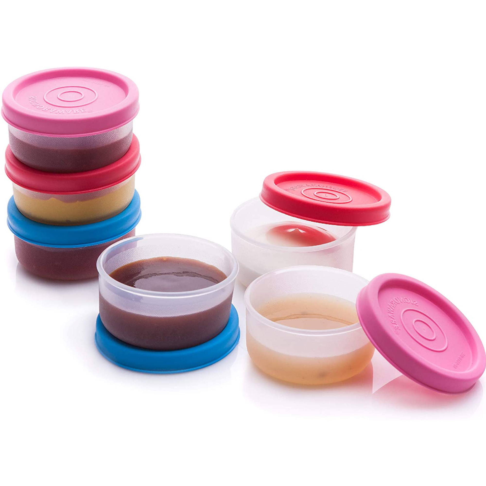 Mainstays Plastic Food Storage Containers with FlipTop Lids, Set of 3