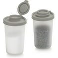 thumbnail image 1 of Signora Ware Salt and Pepper Shaker Set Mini Seasoning Container for Camping & Picnic, 2-Pk Gray, 1 of 6