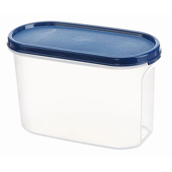 Signoraware 1.1 Litres Oval No.2 Modular Multi-Purpose Plastic Containers with Lid for Kitchen Storage