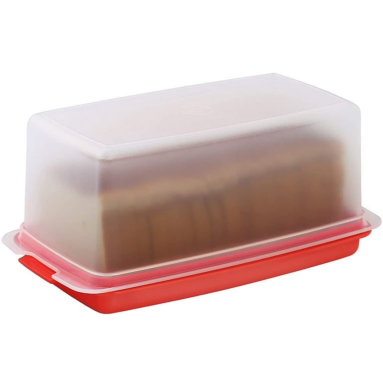  Tupperware Bread Saver Large- Storage Container & Bread Box for  Bread, Pastries, Bagels & More, CondensControl- Moisture Control  Technology, Keeps Bread Fresher Longer- 14.88 x 10.5 x 6 : Hogar y