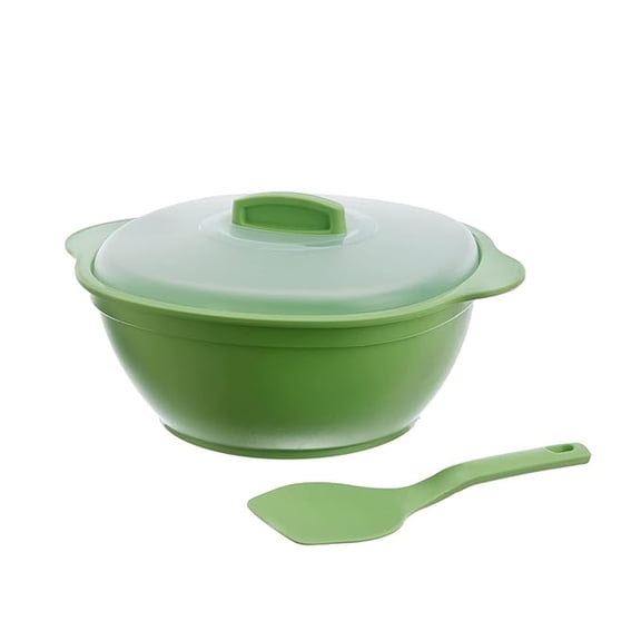 Signoraware Polypropylene Solid Cook N Serve (Big, 1.8 L, Parrot Green)
