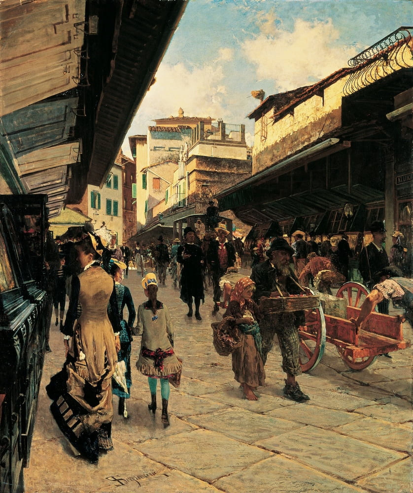 Signorini Telemaco Canvas Art - (18 x 24)