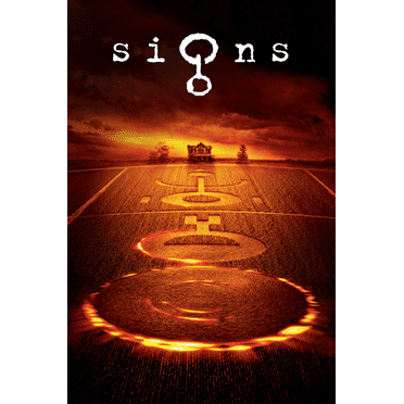 Signs 2002 Movie Poster 24x36 - Mel Gibson - Sci-Fi Thriller - M. Night