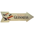 thumbnail image 1 of Signs 4 Fun Arrow Sign | Guinness | 27â€ x 9â€ | Embossed Aluminum Sign | Made in the USA | SJM579, 1 of 1