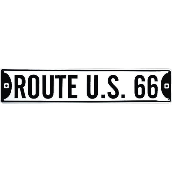 Signs 4 Fun Decorative Street Sign | 66 U.S. Route | 24 x 5 | Embossed Aluminum Sign | Made in the USA | SSRT66