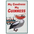thumbnail image 1 of Signs 4 Fun SIGM718 Guinness Pelican Metal Sign 12 x 18 Inches, 1 of 1