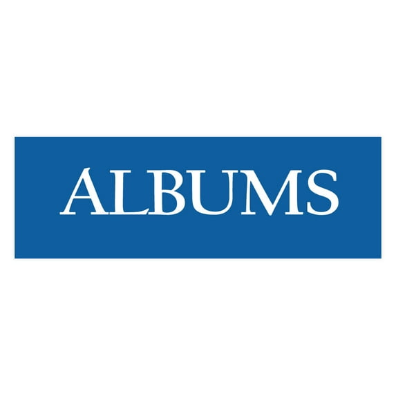 Signs ByLITA Basic Albums Sign (Blue) - Small