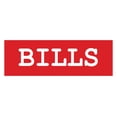 thumbnail image 1 of Signs ByLITA Basic Bills Sign (Red) - Large, 1 of 6