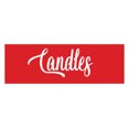 thumbnail image 1 of Signs ByLITA Basic Candles Sign (Red) - Medium, 1 of 6