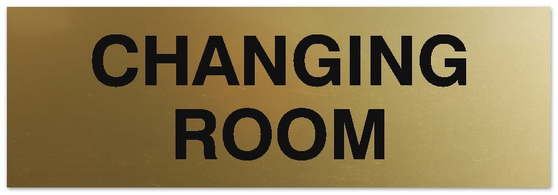 Changing Room Sign Pretty Signs ByLITA Basic Changing Room Sign | Easy Installation | Durable ...
