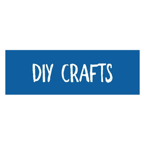 Signs ByLITA Basic DIY Crafts Sign (Blue) - Small