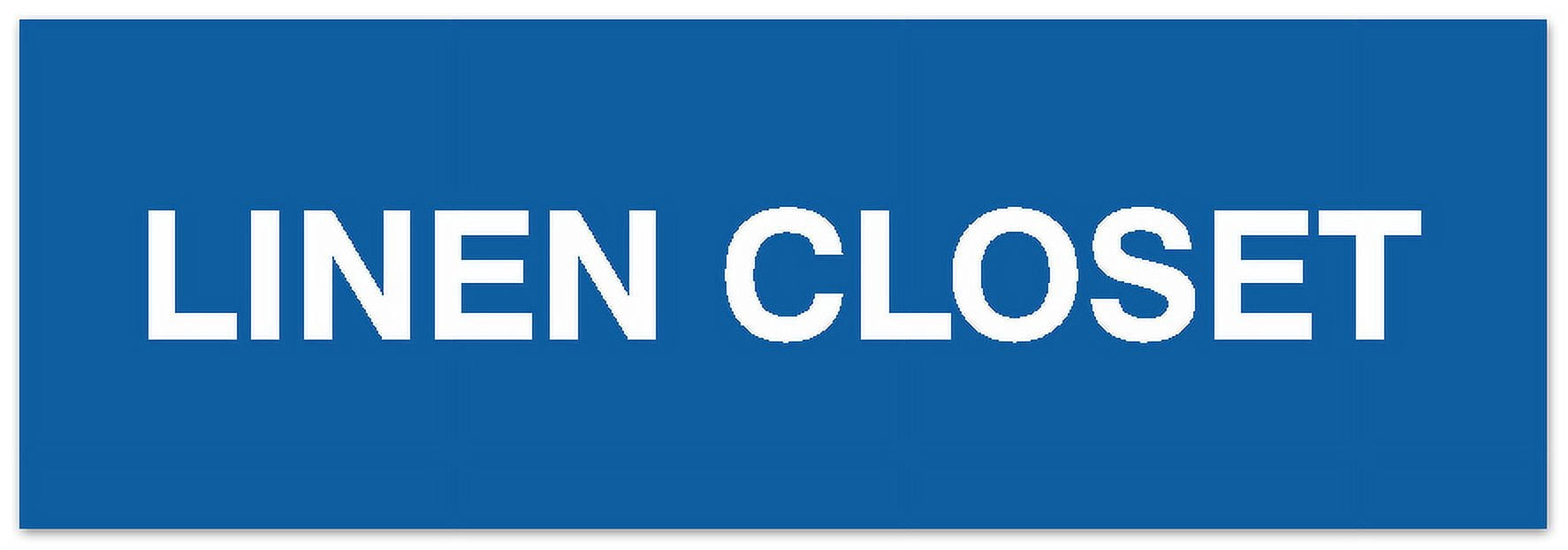 Closet Sign System Signs ByLITA Basic Linen Closet Sign - Easy Installation | Durable ...