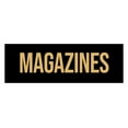 thumbnail image 1 of Signs ByLITA Basic Magazines Sign (Black Gold) - Large, 1 of 6