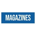 thumbnail image 1 of Signs ByLITA Basic Magazines Sign (Blue) - Medium, 1 of 6