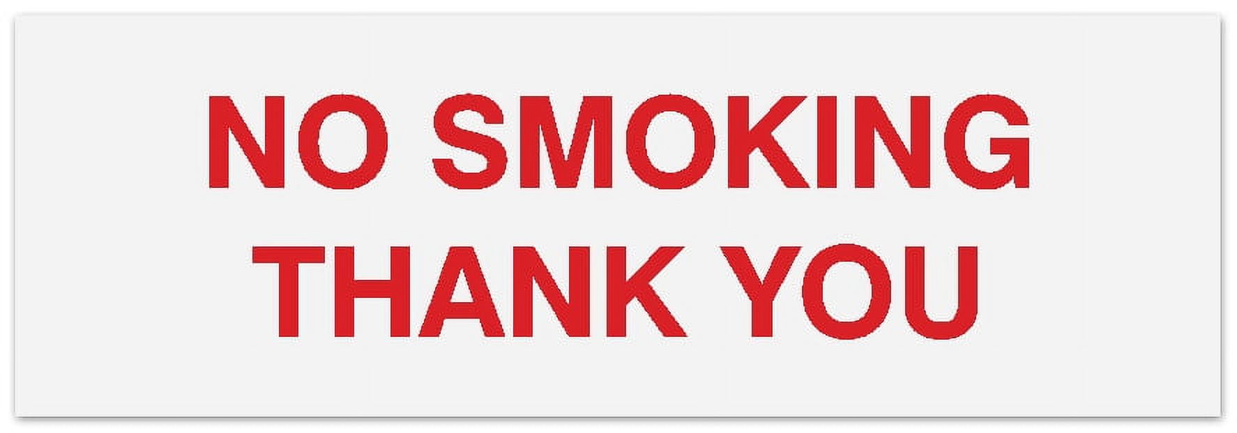 No Indoor Smoking Sign - 2 Pack, Brushed Gold Circle Door/Wall Sticker - View #5